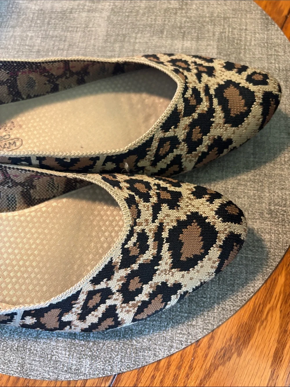 Skechers Leopard Print Ballet Flats